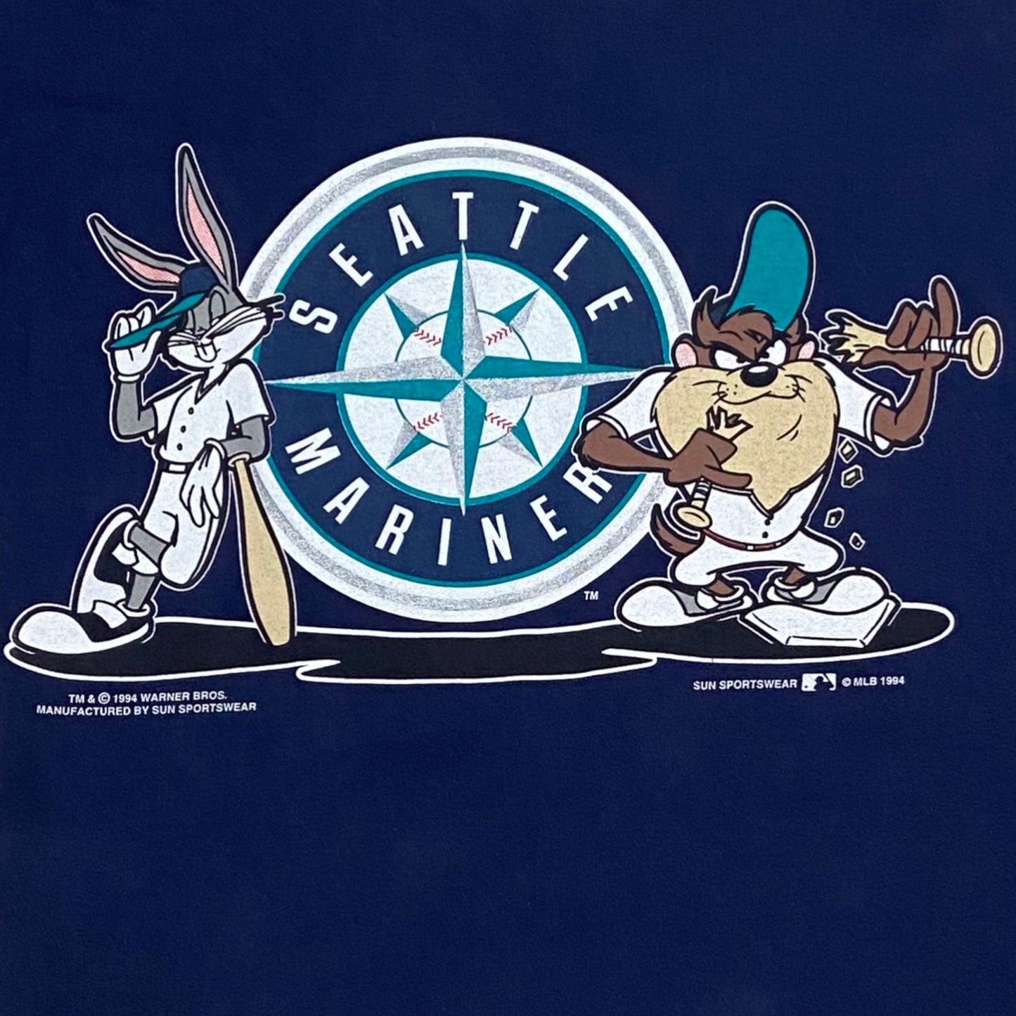 Vintage 1995 Seattle Mariners Looney Tunes jersey - XL