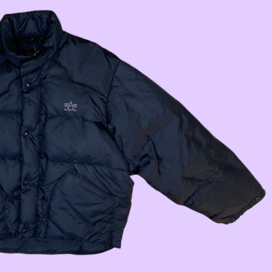 Vintage Alpha Industries down puffer - L