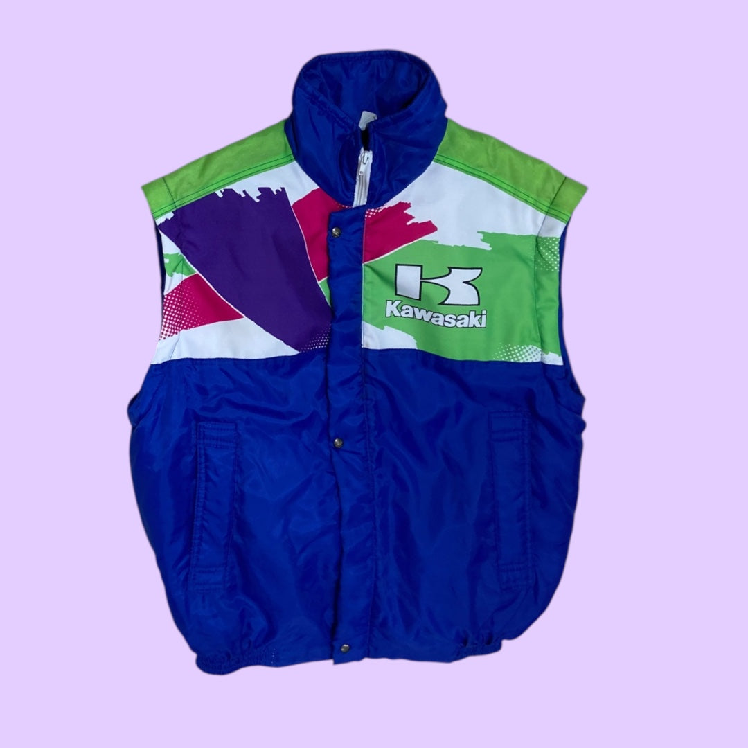 Vintage Kawasaki racing jacket - L