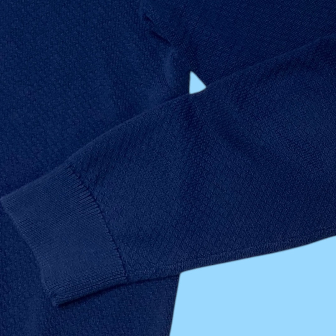 Navy blue Lacoste jumper - M
