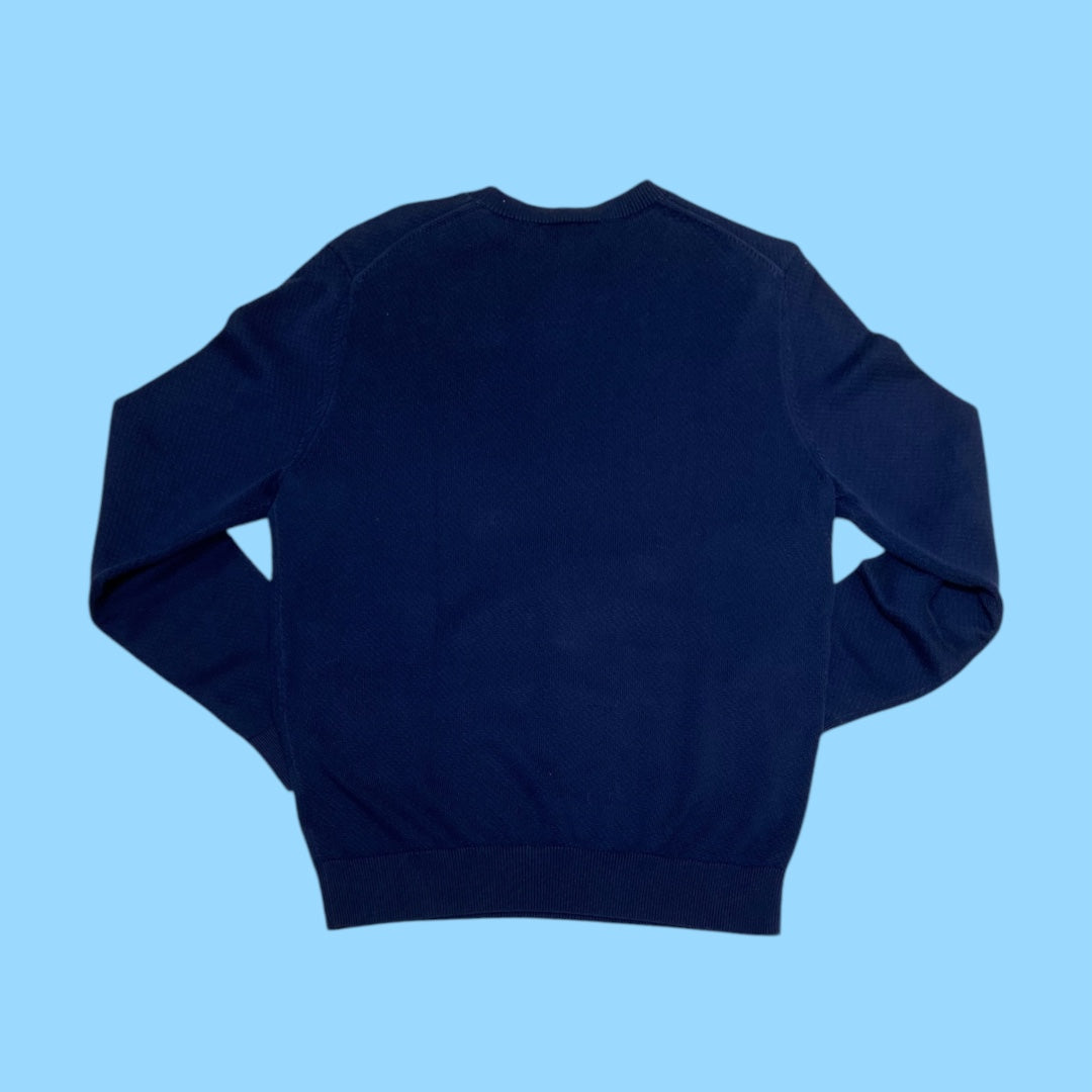 Navy blue Lacoste jumper - M