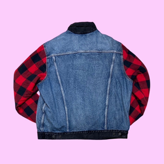 Vintage Levi's lined denim jacket - M