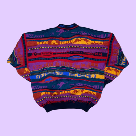 Vintage Emaroo Coogi-syle wool jumper - 2XL