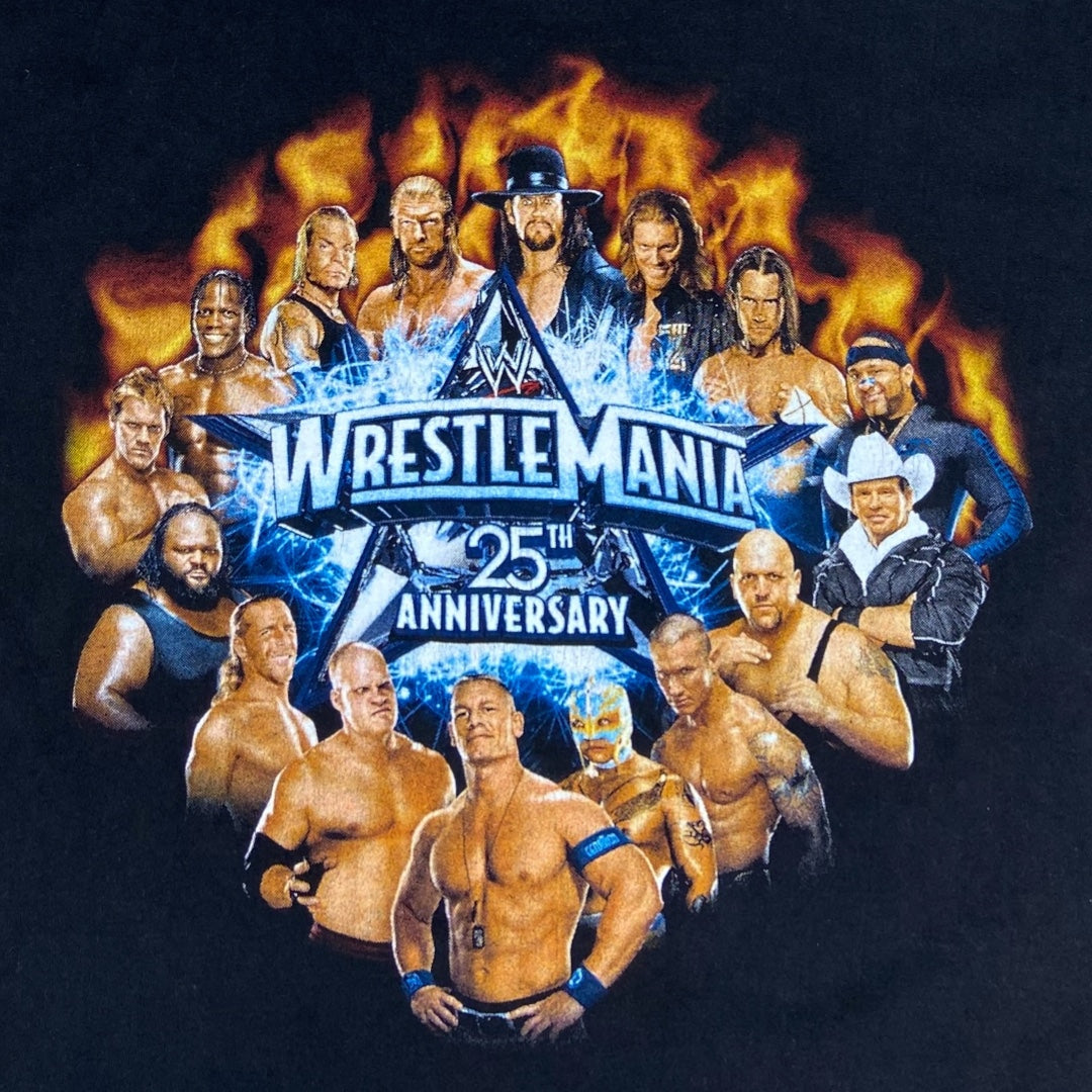 Vintage Wrestle Mania 25th anniversary t-shirt - XL