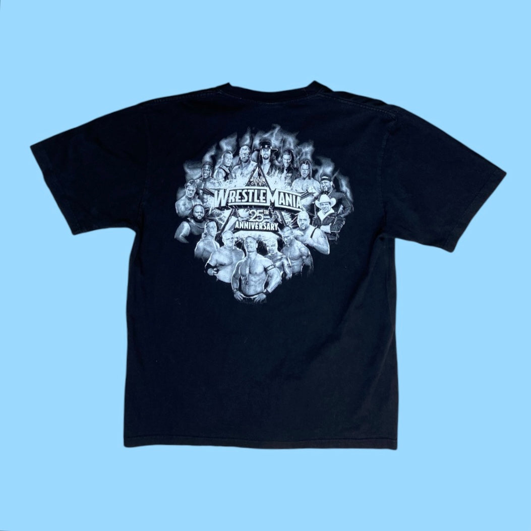 Vintage Wrestle Mania 25th anniversary t-shirt - XL