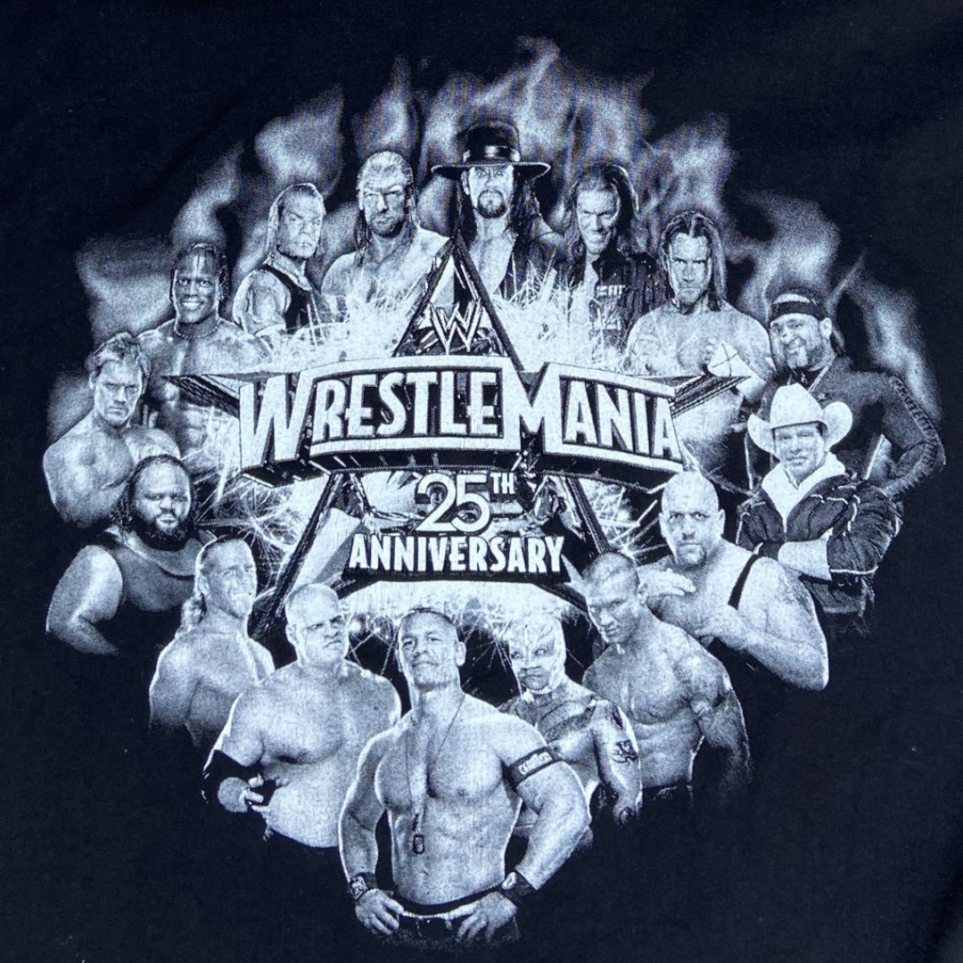 Vintage Wrestle Mania 25th anniversary t-shirt - XL