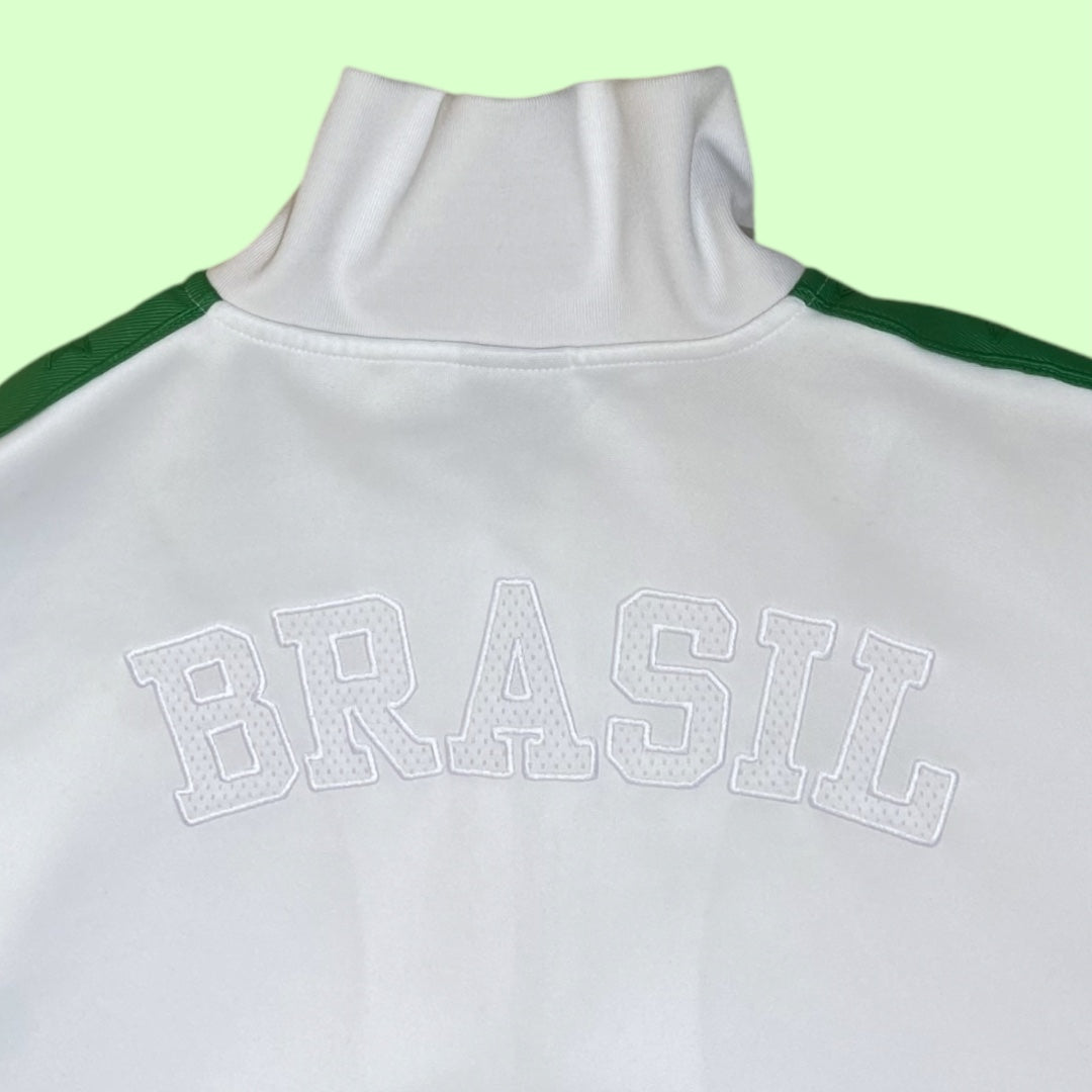 Vintage 2005/2006 Nike Brasil track jacket - XL