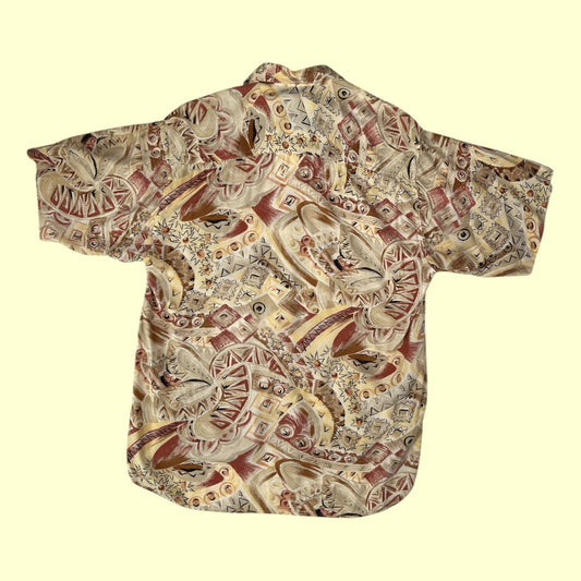 Vintage exotic shirt - M
