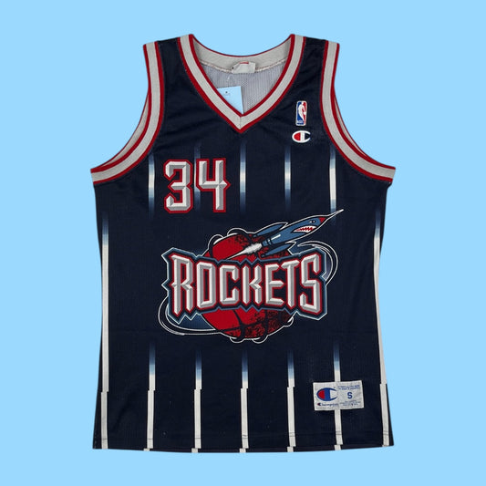 Vintage Champion Olajuwon Rockets jersey - S