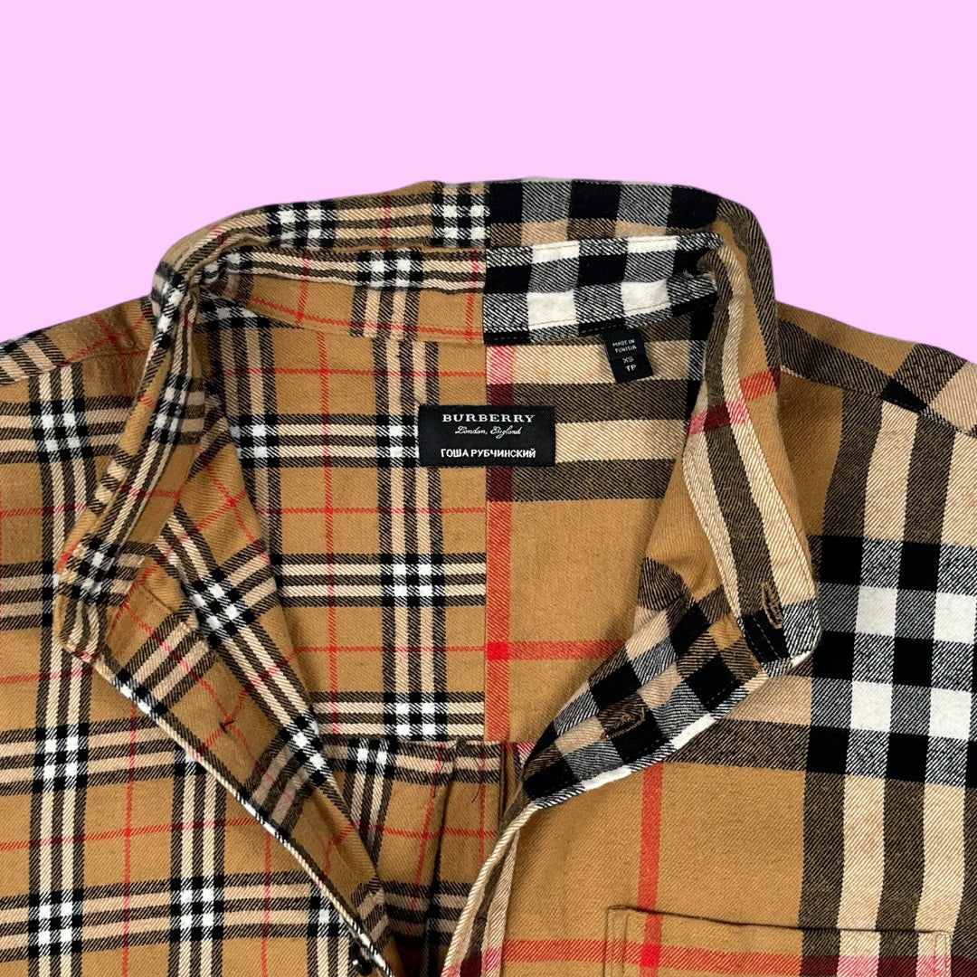 Vintage Burberry x Gosha Rubchinskiy flannel shirt - XS
