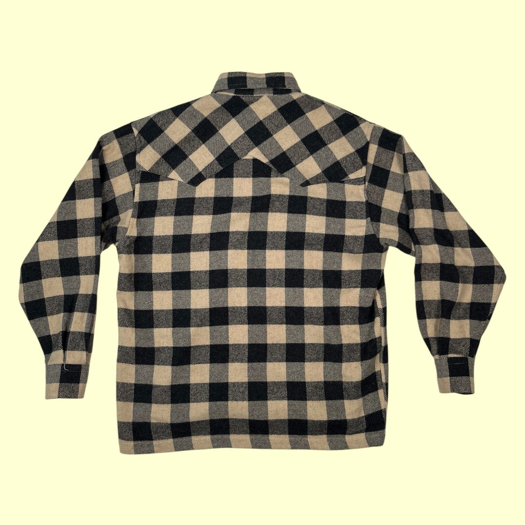 Vintage Wrangler heavy flannel shirt - M