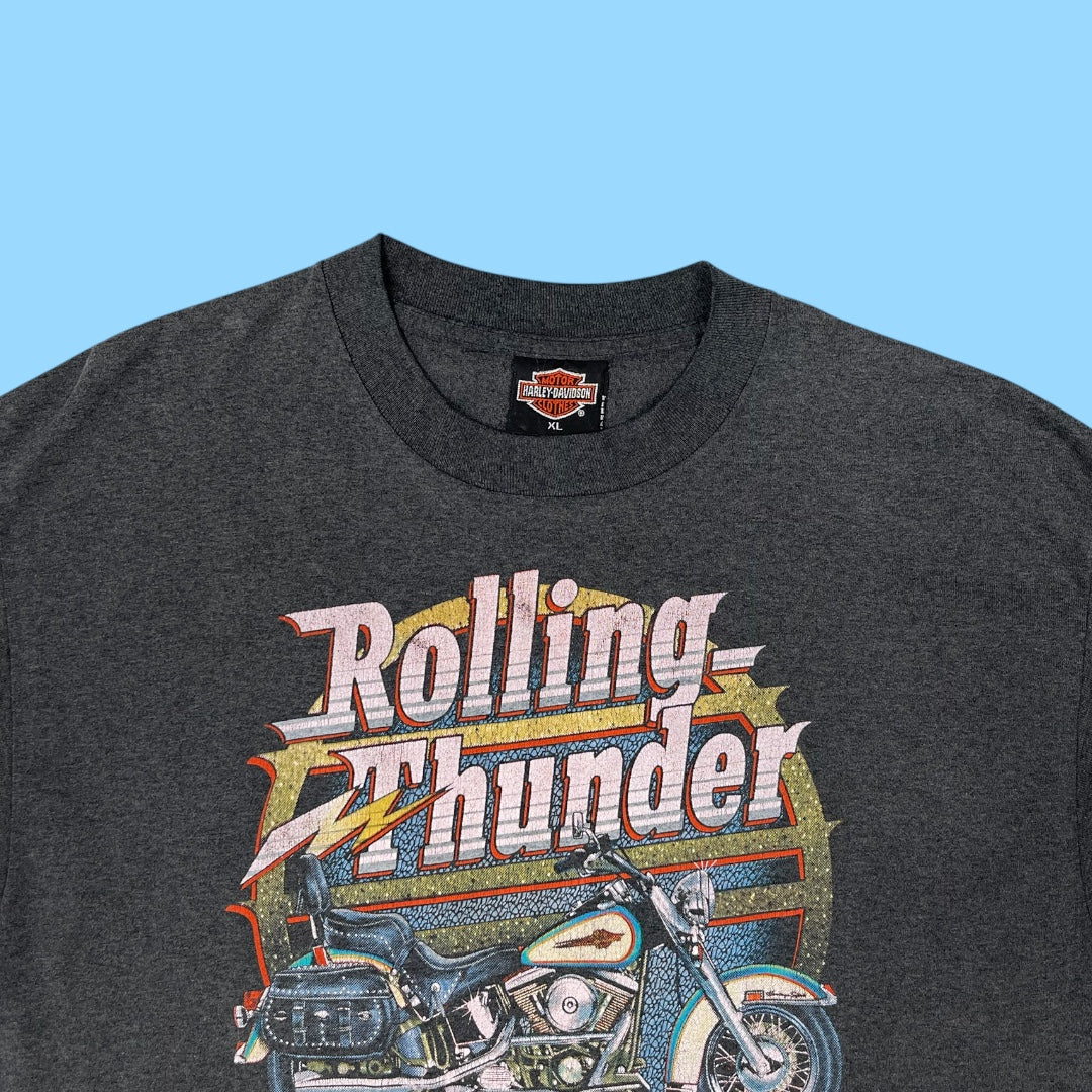 Vintage Harley Rolling Thunder 1991 t-shirt - XL