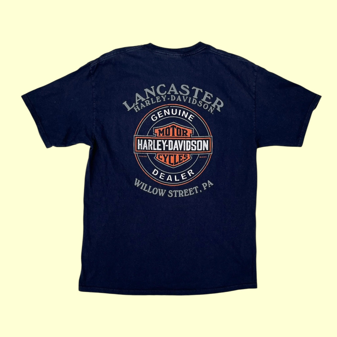Vintage Harley Lancaster t-shirt - L