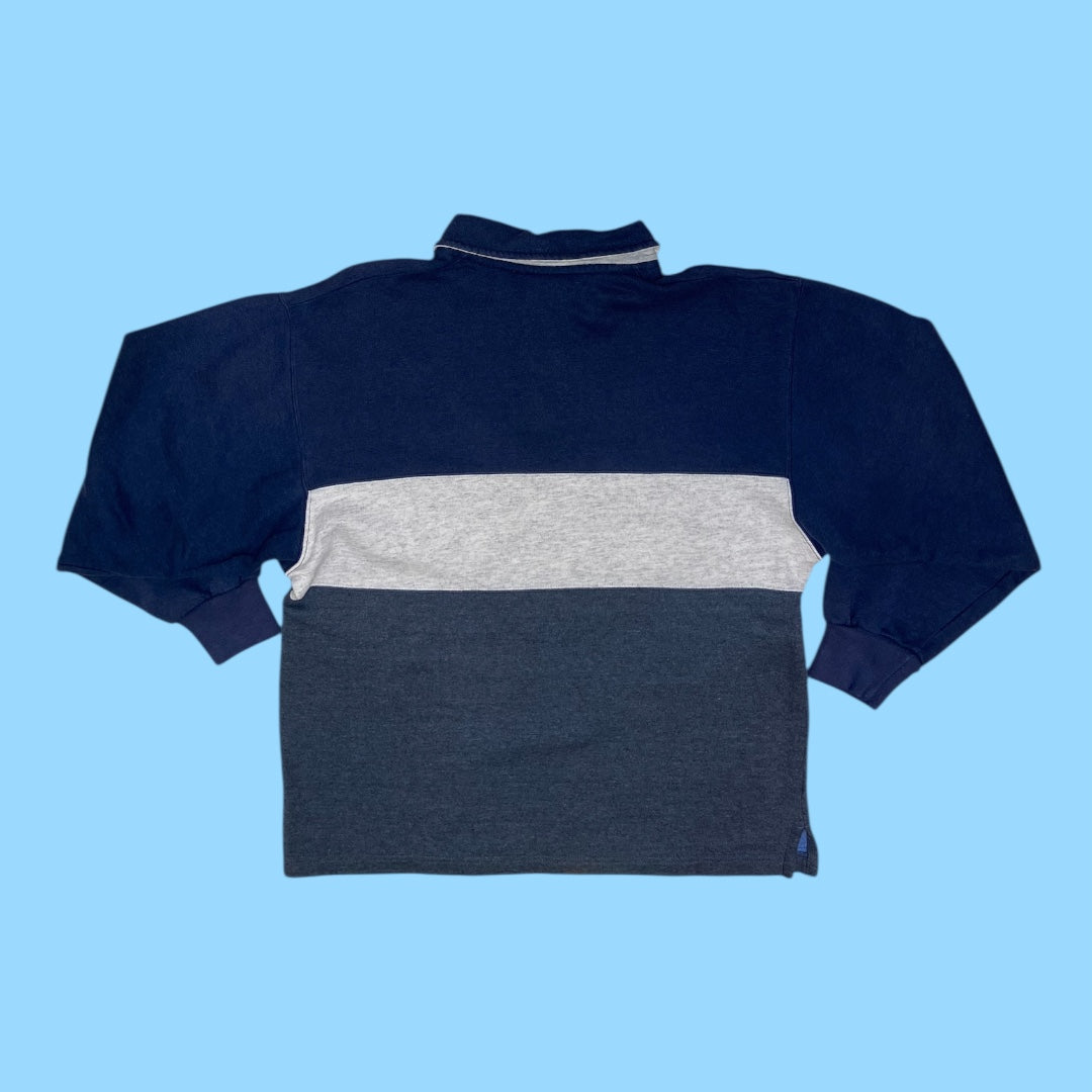Vintage Champion polo sweater - S