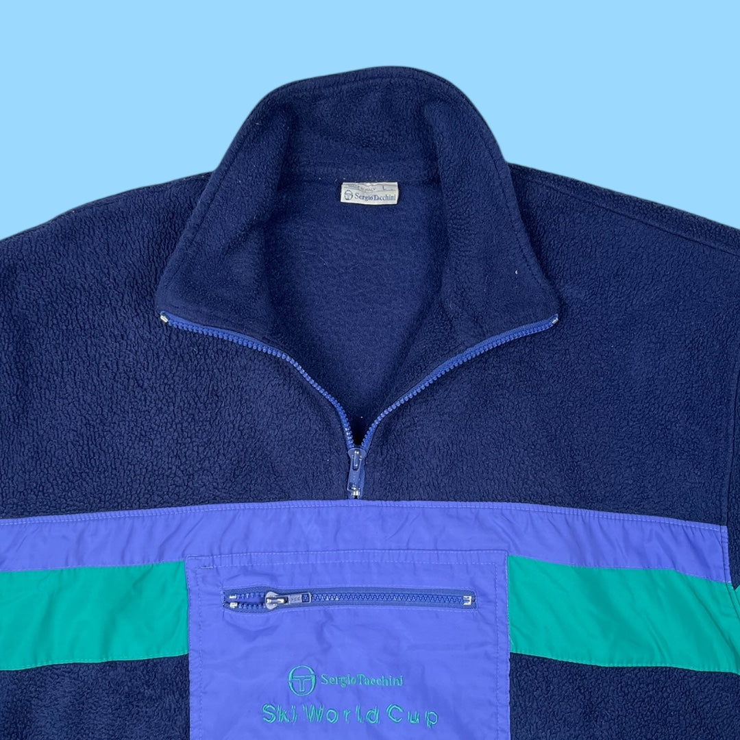 Vintage Tacchini Ski world cup fleece - L