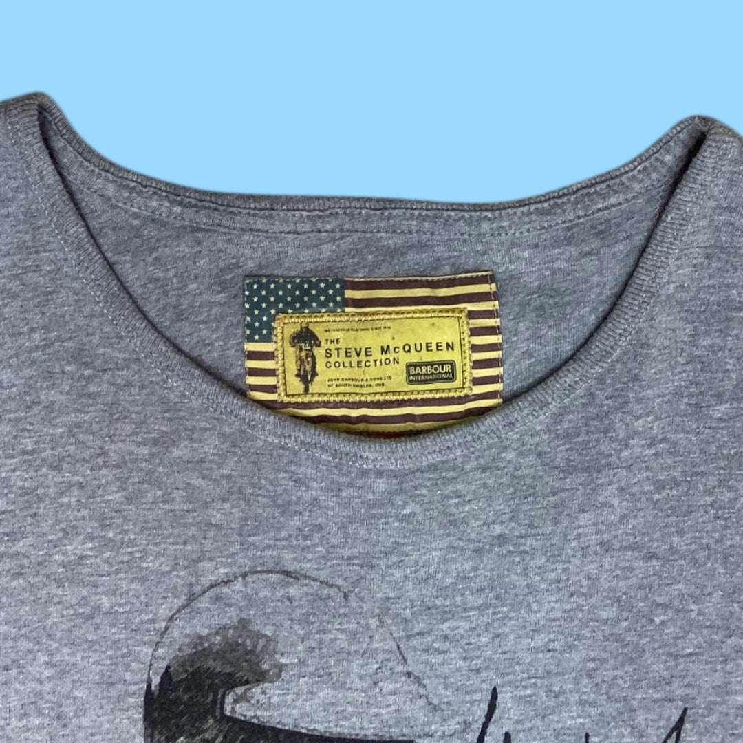 Vintage Barbour Steve McQueen t-shirt - XL