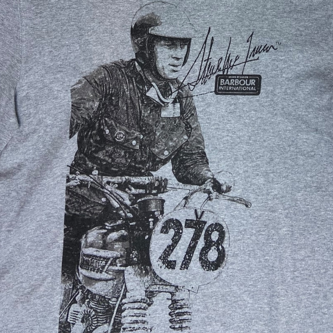Vintage Barbour Steve McQueen t-shirt - XL