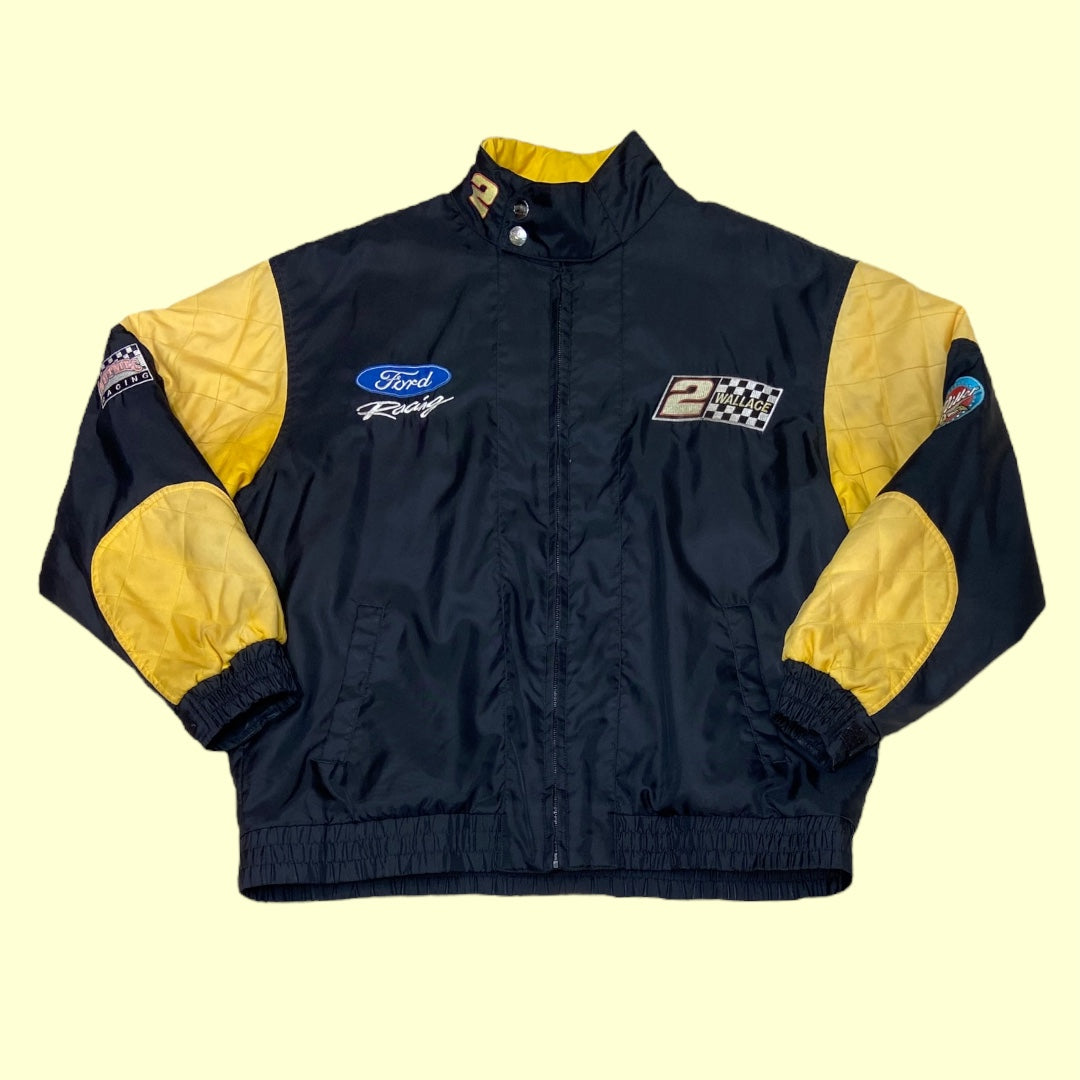 Vintage Rusty Wallace Nascar racing jacket - L