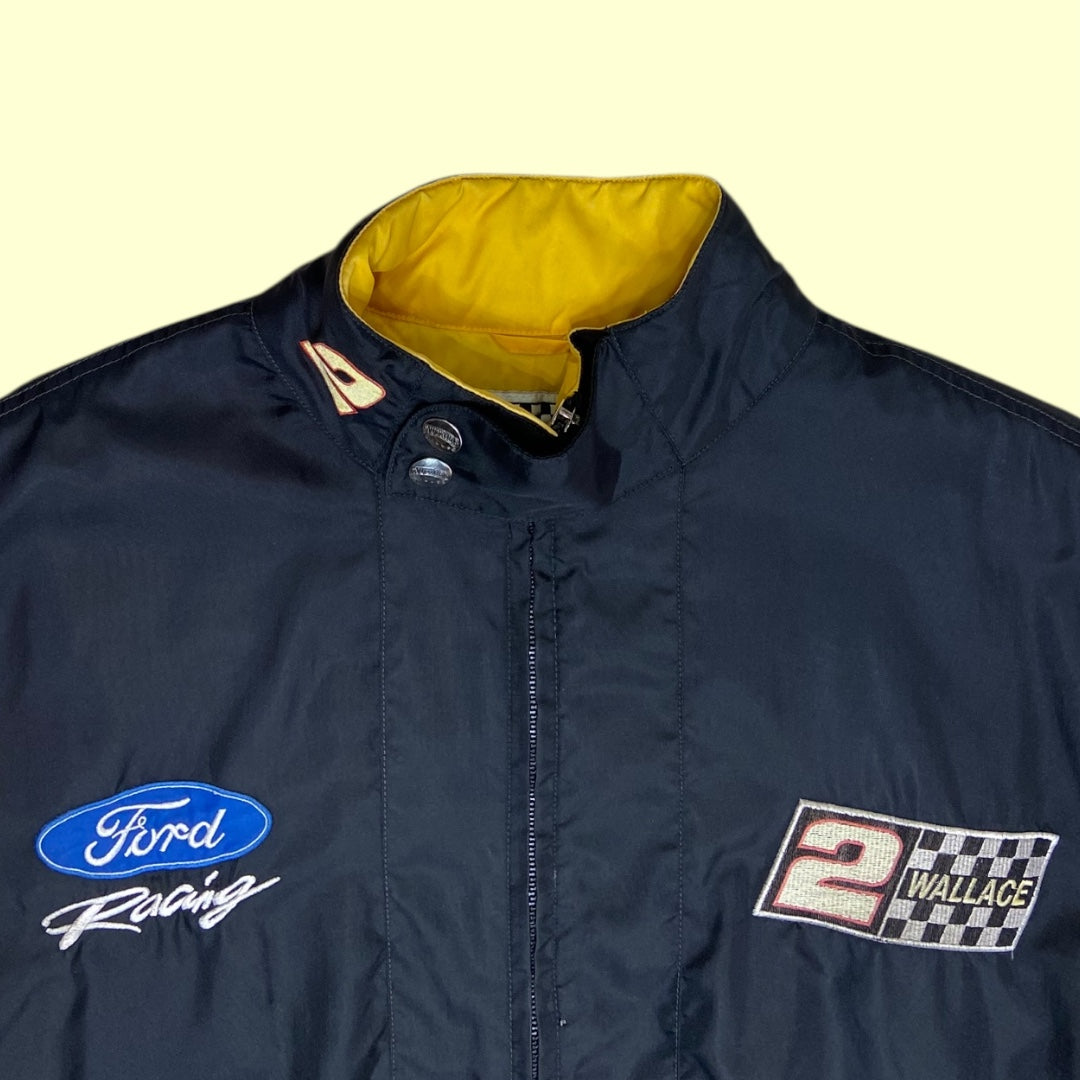 Vintage Rusty Wallace Nascar racing jacket - L