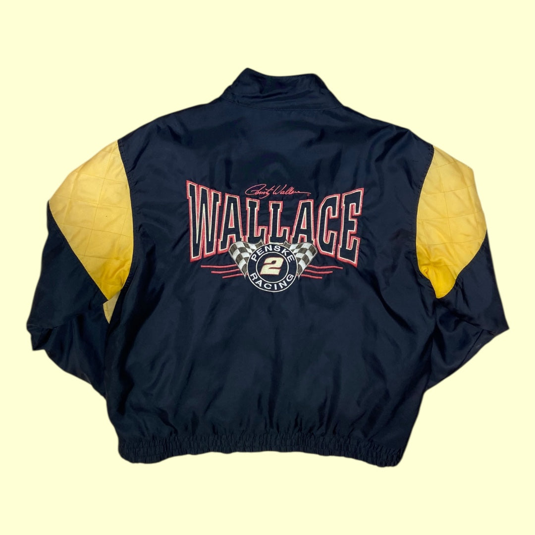 Vintage Rusty Wallace Nascar racing jacket - L