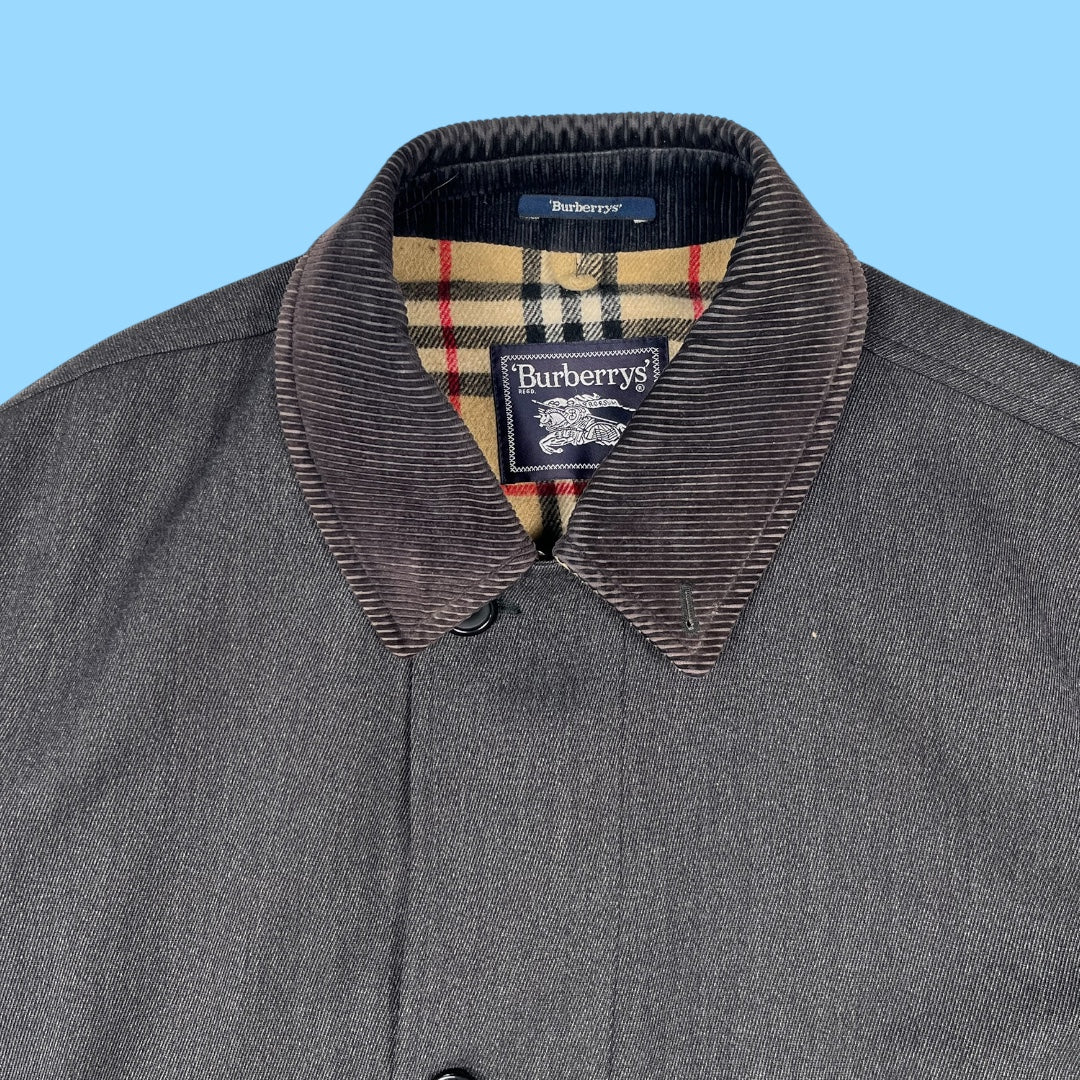 Vintage Burberry pure new wool coat - XL