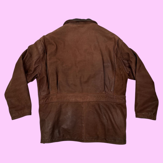 Vintage Schott leather jacket - XL