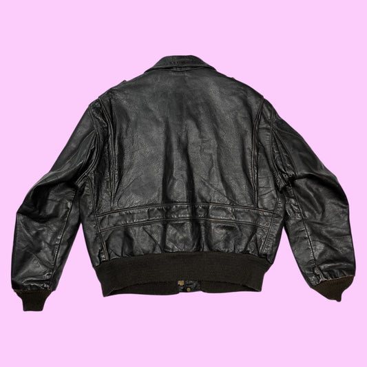 Vintage Schott A2 leather flight jacket - 2XL