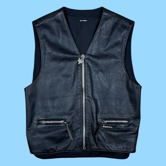 Vintage Harley Davidson leather vest - M