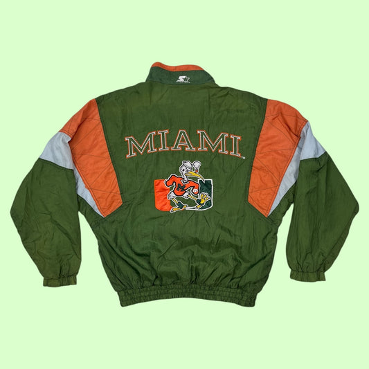 Vintage starter Miami Hurricanes jacket - M