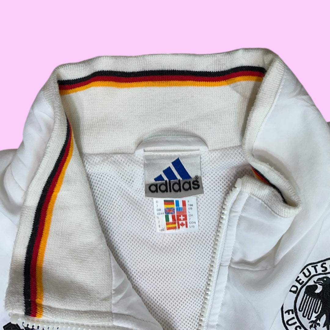 Vintage Adidas Deutscher Fussball-bund track jacket - L