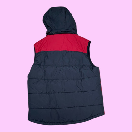 Vintage Dickies bodywarmer with hood - L