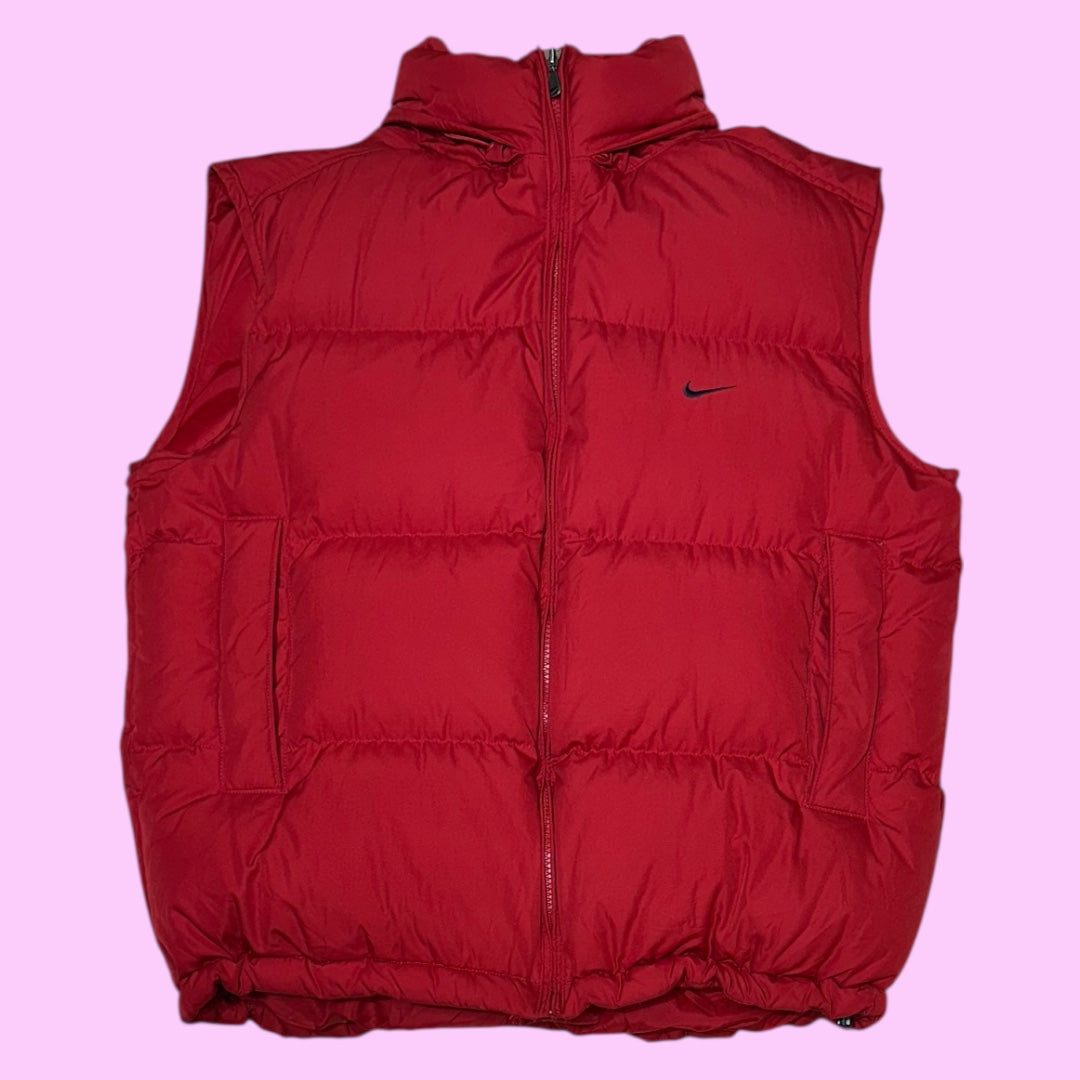 Vintage Nike down bodywarmer - M