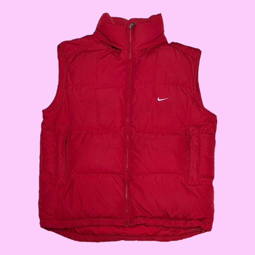 Vintage Nike down bodywarmer - M