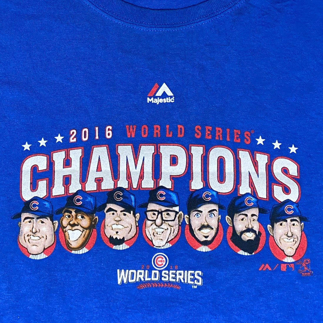 MAJESTIC CUBS CHAMPIONS T-SHIRT - 2XL