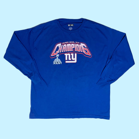 NFL Giants Superbowl Longsleeve T-Shirt - XL