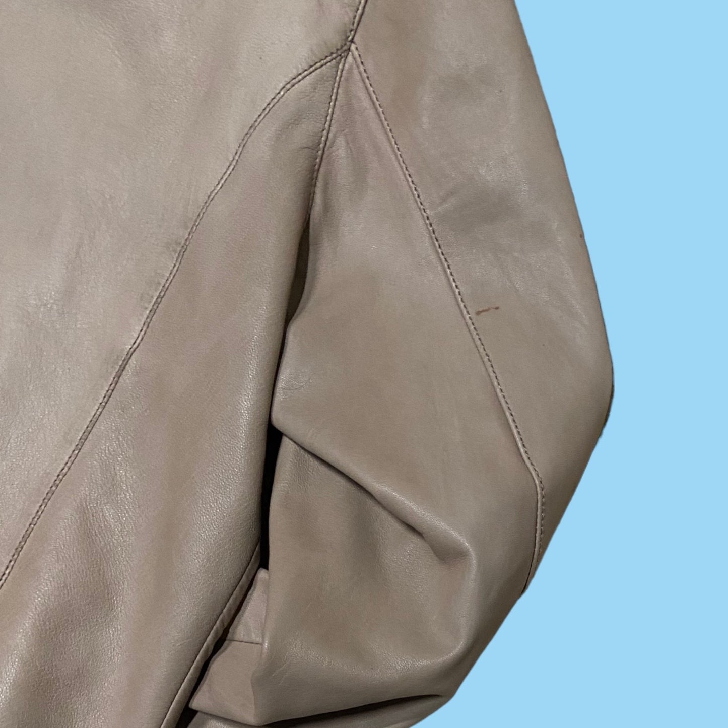 Vintage Emporio Armani leather jacket - L