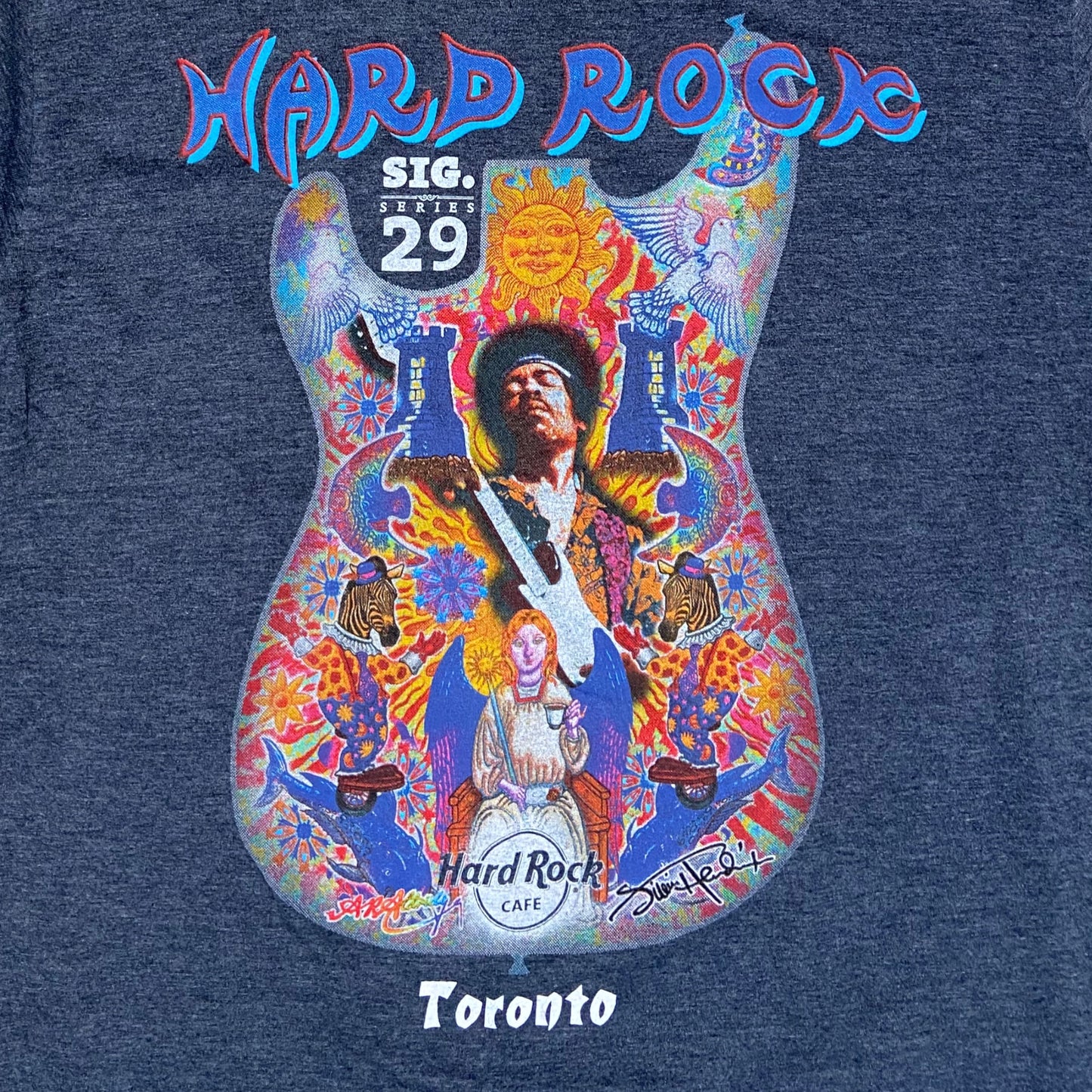 Jimi Hendrix signature t-shirt - L