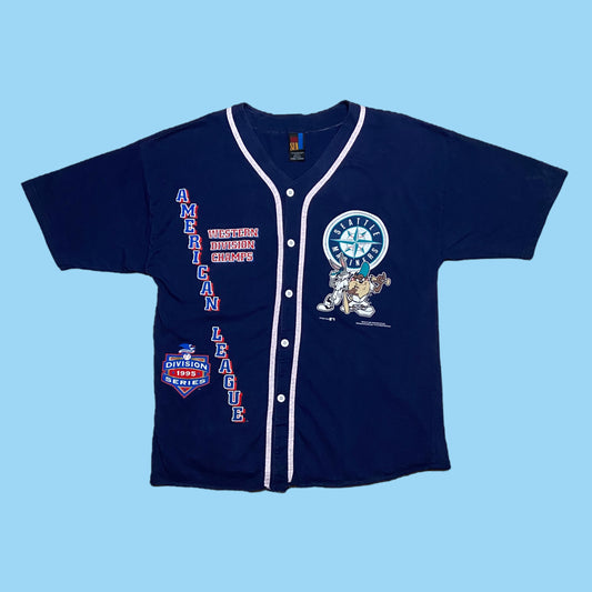 Shirts  Vintage Mlb Seattle Mariners Looney Tunes Baseball Shirt