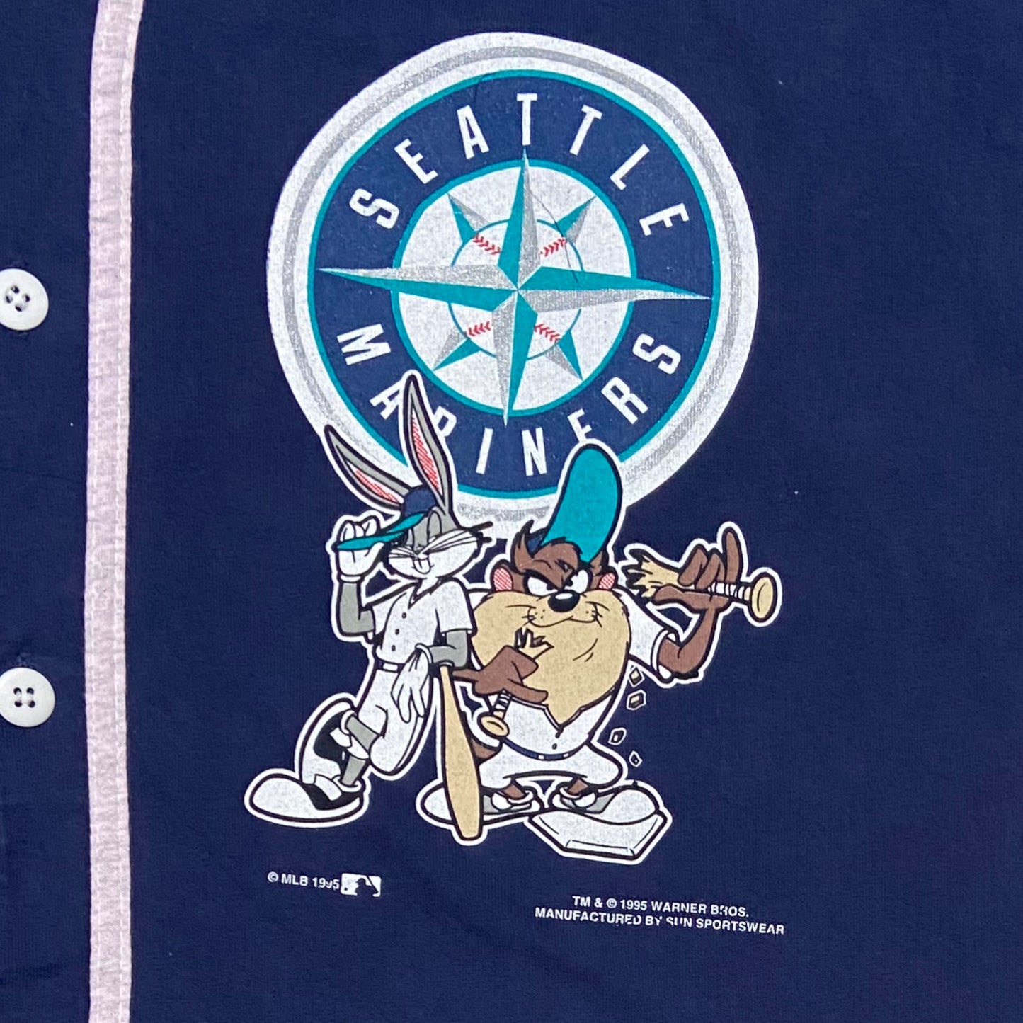 Vintage 1995 Seattle Mariners Looney Tunes jersey - XL