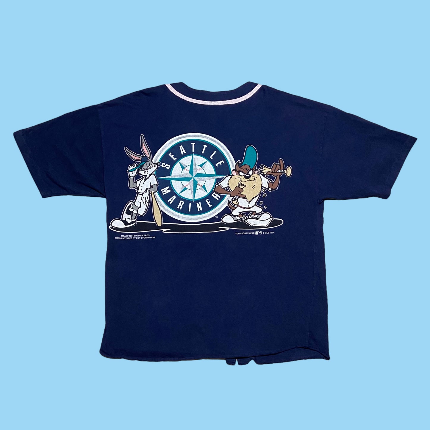 Vintage 1995 Seattle Mariners Looney Tunes jersey - XL