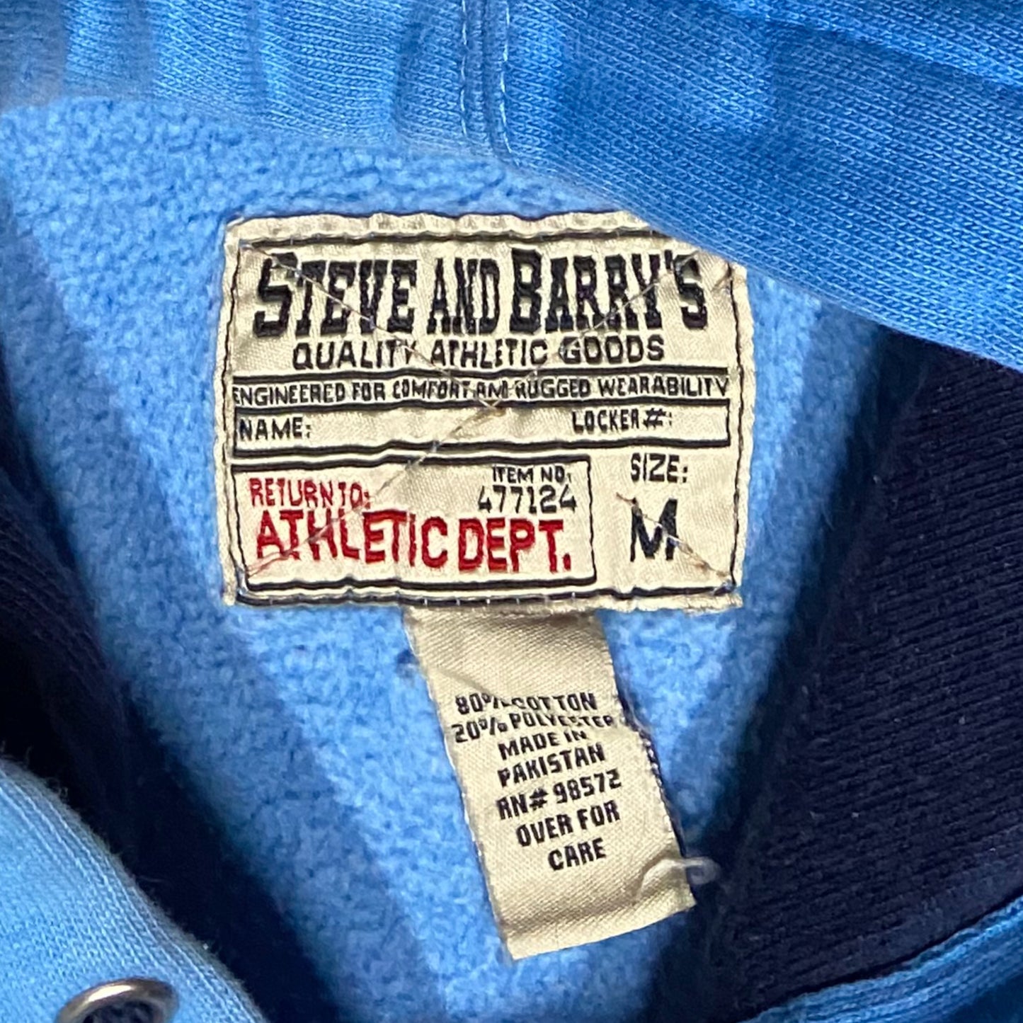 Vintage Steve & Barry's varsity hoodie - M