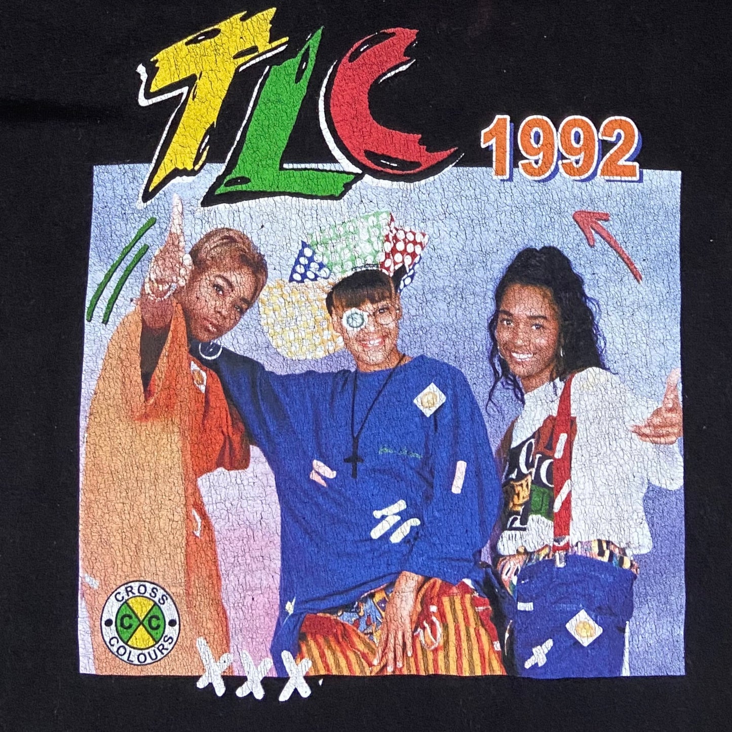 Vintage 1992 TLC t-shirt - L