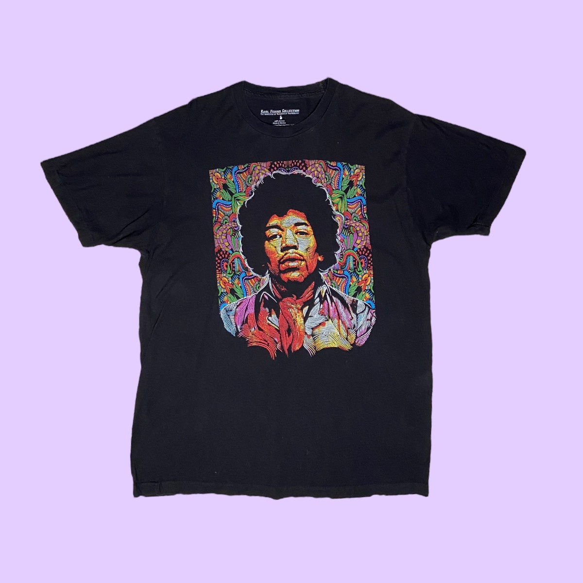 Jimi Hendrix psychedelic t-shirt - M