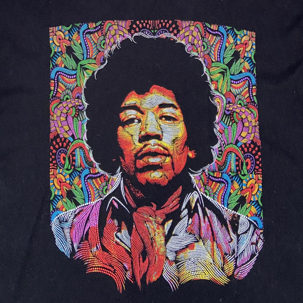 Jimi Hendrix psychedelic t-shirt - M