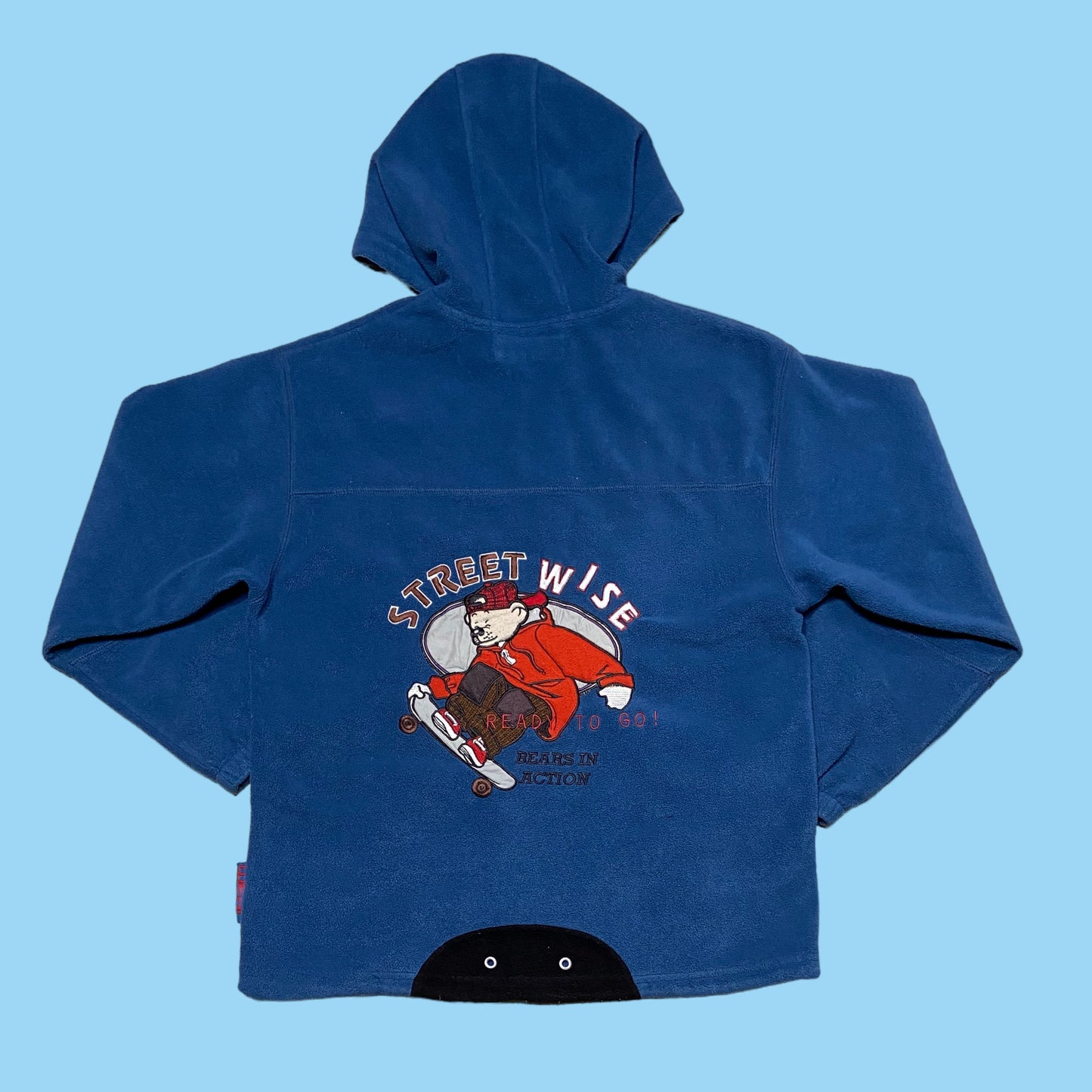 Vintage fleece hoodie - M