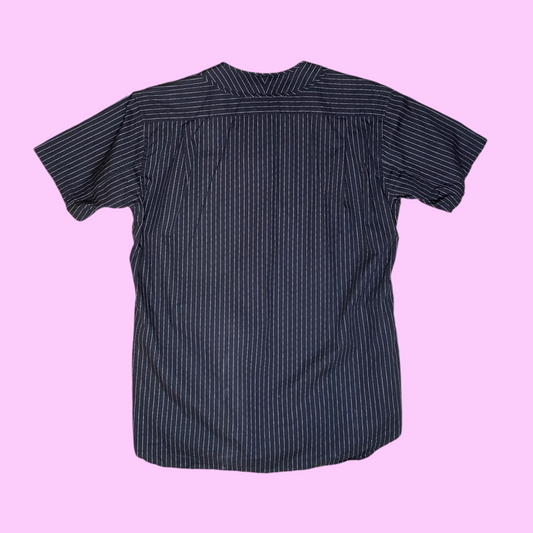 Supreme x Comme des Garçons pinstripe baseball shirt (S/S 2014) - L