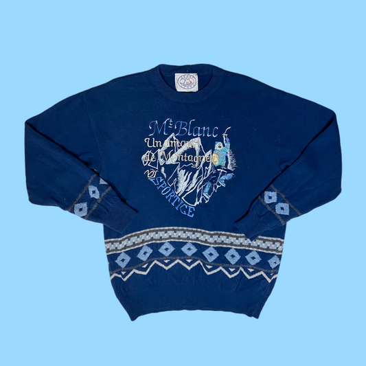 Vintage Sport Ice by Iceberg wool jumper - L