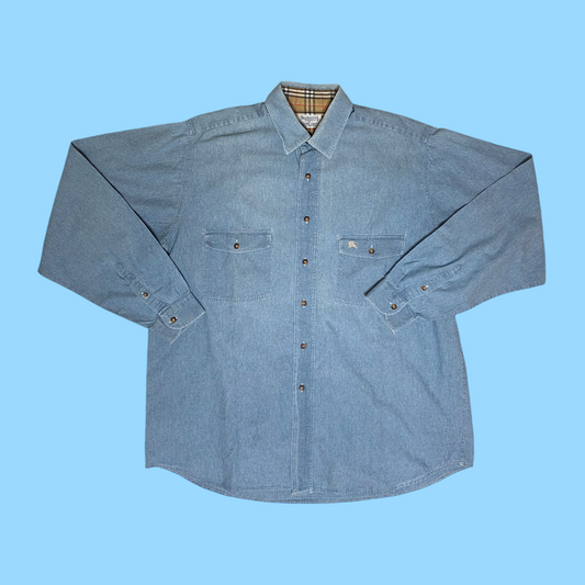 Vintage Burberry denim shirt - XL