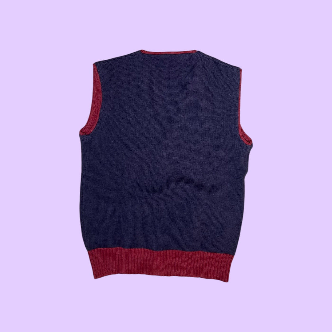 Vintage Ferrari 1977 wool vest - M