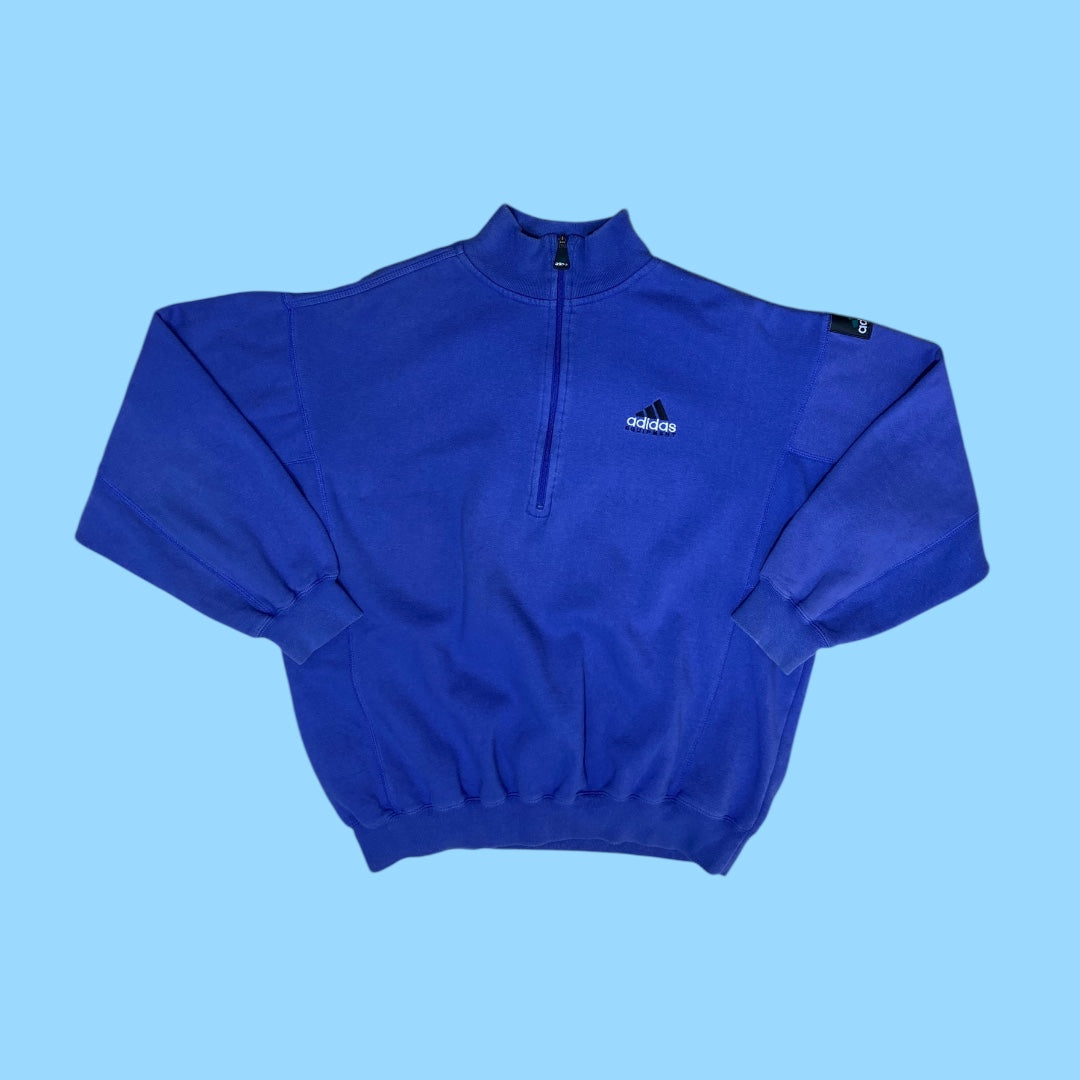 Vintage Adidas Equipment q-zip sweater - M